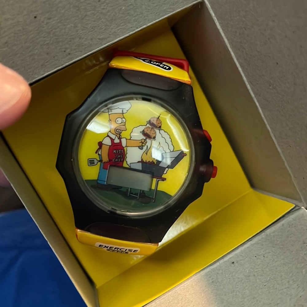 Simpsons talking watch, digital